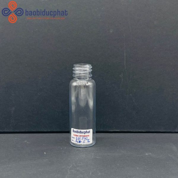 Chai nhựa PET trong suốt 40ml