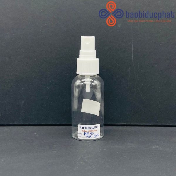 Chai nhựa pet trong suốt 50ml