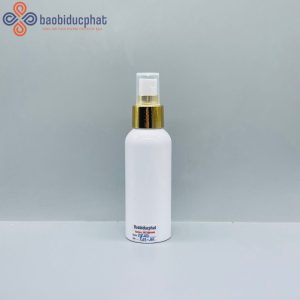 Chai PET cổ 24 màu trắng sứ dung tích 100ml