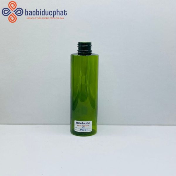 Chai pet dài màu xanh 100ml