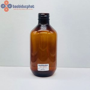 Chai pet đựng dầu gội 300ml màu nâu