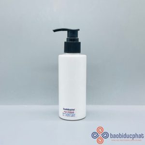 Chai pet đựng nước rửa tay 150ml màu trắng sứ