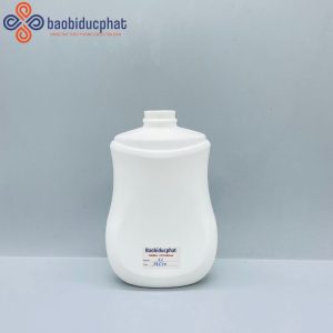 Chai sữa tắm, dung dịch vệ sinh HDPE màu trắng 200ml