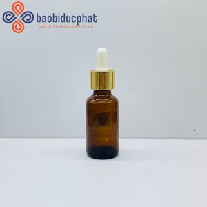 Chai thủy tinh 30ml màu nâu đựng serum