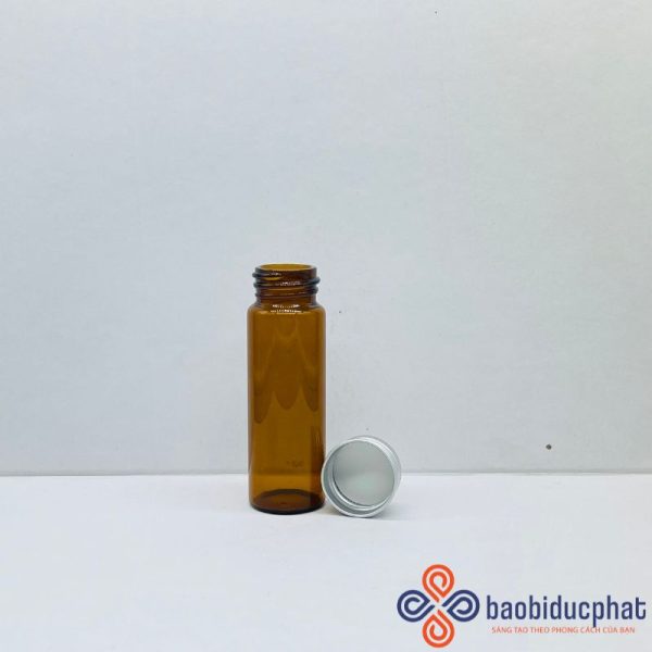 Chai thủy tinh dài 30ml màu nâu