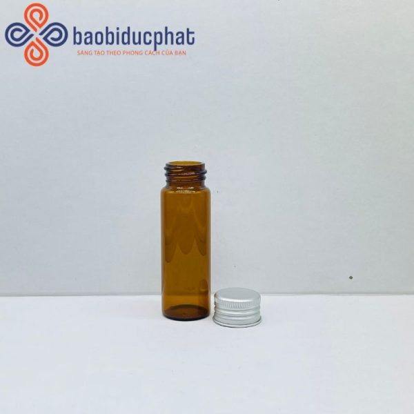 Chai thủy tinh dài 30ml màu nâu