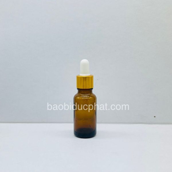 Chai thủy tinh đựng siro 20ml màu nâu