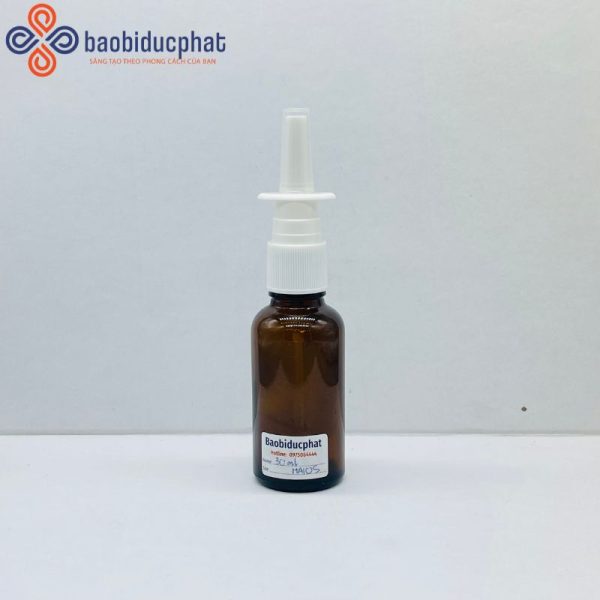 Chai thủy tinh dược phẩm 30ml màu nâu