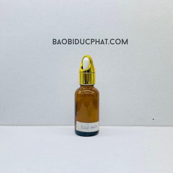 Chai thủy tinh màu nâu 30ml