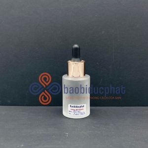 Chai thủy tinh ngắn 40ml trong suốt