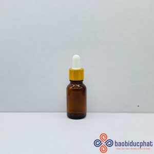 Chai thủy tinh nhỏ đựng siro 15ml màu nâu