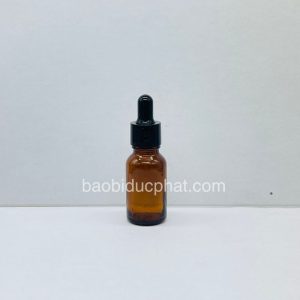 Chai thủy tinh nhỏ đựng siro 15ml màu nâu