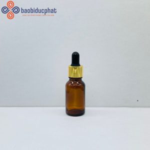 Chai thủy tinh nhỏ đựng siro 15ml màu nâu