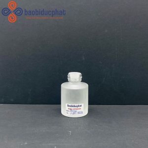 Chai thủy tinh vuông ngắn 30ml trong suốt