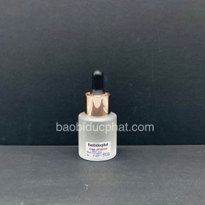 Chai thủy tinh vuông ngắn 30ml trong suốt