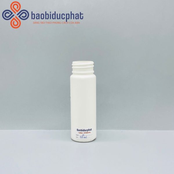 Chai xịt họng nhựa HDPE 70ml màu trắng sứ