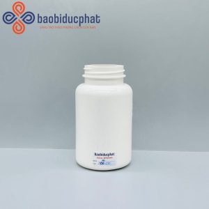 Lọ thuốc viên HDPE dung tích 200ml màu trắng sứ