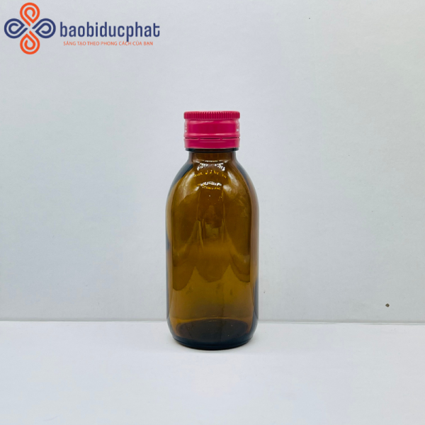 Lọ thủy tinh 125ml màu nâu