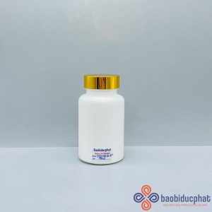 Chai nhựa HDPE đựng thuốc 150ml cổ 38 màu trắng sứ