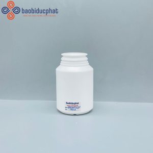 Chai nhựa HDPE đựng thuốc viên 170ml trắng sứ