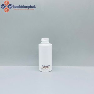 Chai nhựa PET đựng dược phẩm dung tích 50ml trắng sứ