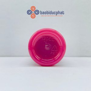 Chai nhựa pet màu hồng dung tích 100ml