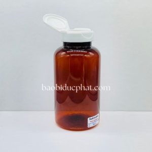 Chai nhựa pet màu nâu dung tích 400ml