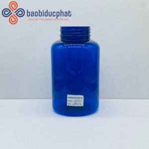 Chai nhựa pet màu xanh dương dung tích 300ml