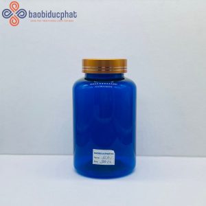 Chai nhựa pet màu xanh dương dung tích 300ml