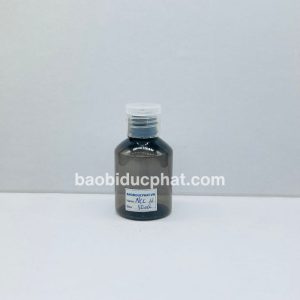 Chai nhựa PET ngắn màu đen đựng thuốc 50ml