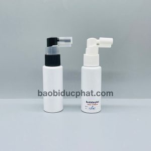 Chai nhựa pet nhỏ màu trắng sứ dung tích 40ml