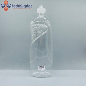 Chai nước rửa chén nhựa PET trong suốt 750ml