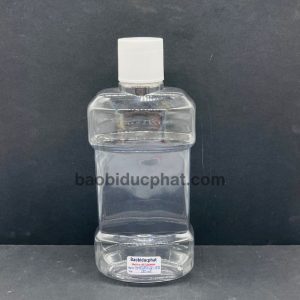 Chai nước súc miệng nhựa PET 300ml trong suốt