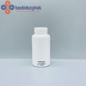 Chai pet đựng dược phẩm dung tích 150ml màu trắng sứ