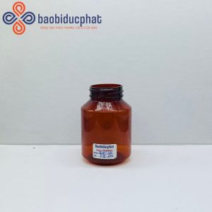 Chai PET ngắn màu nâu dung tích 120ml