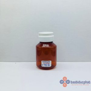 Chai PET ngắn màu nâu dung tích 120ml