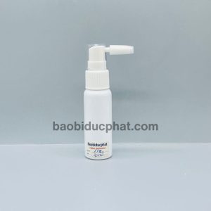 Chai xịt họng nhựa pet màu trắng sứ 30ml