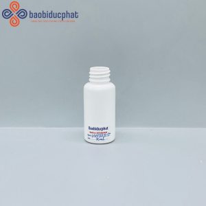 Chai xịt họng nhựa pet màu trắng sứ dáng ngắn 30ml