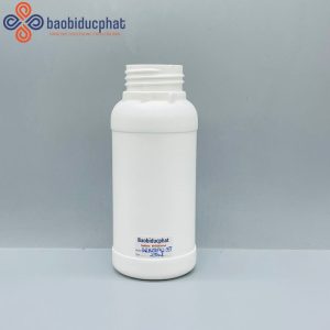 Lọ thuốc nhựa HDPE màu trắng sứ 250ml