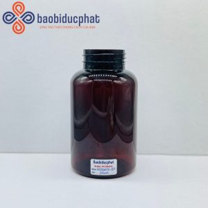 Lọ thuốc nhựa PET màu nâu 320ml