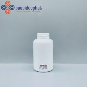 Lọ thuốc viên nhựa pet màu trắng sứ dung tích 200ml