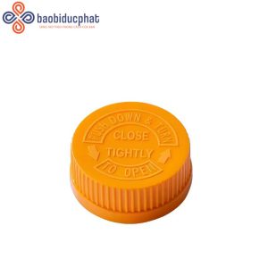 Nắp vặn chống trẻ em bằng nhựa PP phi 38