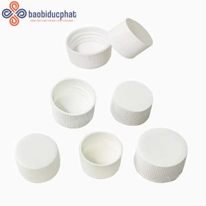 Nắp vặn tiêu chuẩn nhựa PP trắng sứ phi 28