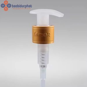 Nắp bơm chai dầu gội có vòi khóa F24 F28 nhựa PP