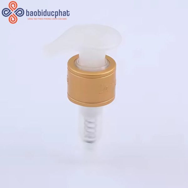 Nắp bơm chai dầu gội có vòi khóa F24 F28 nhựa PP