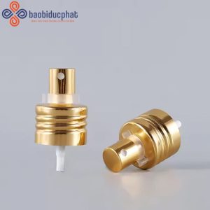 Nắp xịt phun chai nước hoa bằng nhôm màu bạc vàng F24 F28