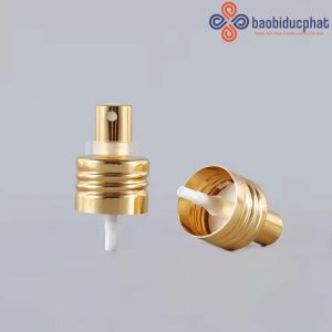 Nắp xịt phun chai nước hoa bằng nhôm màu bạc vàng F24 F28