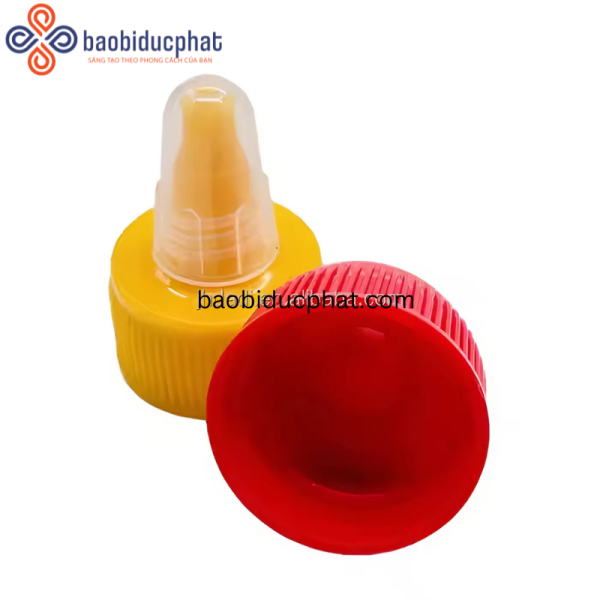Nắp xoay xoắn nhựa PP chai gia vị nhiều màu nhiều kích thước