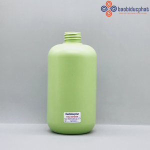 Chai nhựa HDPE 500ml màu xanh cốm