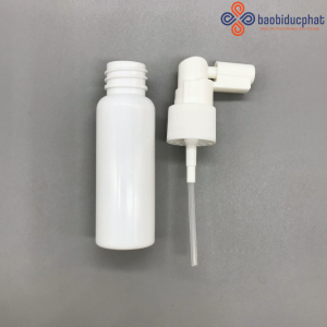 Chai nhựa HDPE dung tích 30ml màu trắng sứ